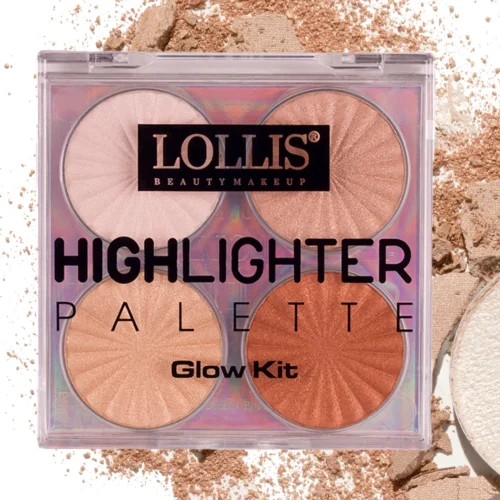 Lollis Highlighter Palette Glow Kit