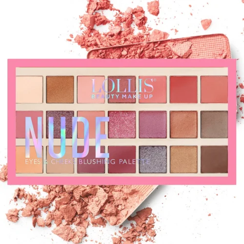 Lollis Nude Eye & Cheeks Blushing Palette