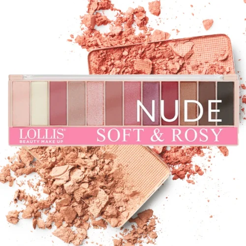 Lollis Nude Soft & Rosy Eyeshadow Palette