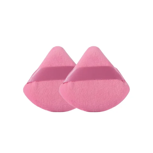 T015  Puffs - 2  Pcs Both Pink Color